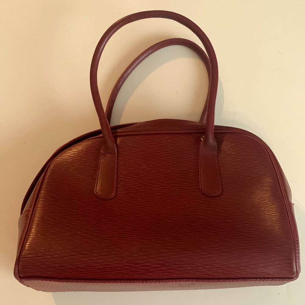 Phynes Paris Epi Leather Satchel